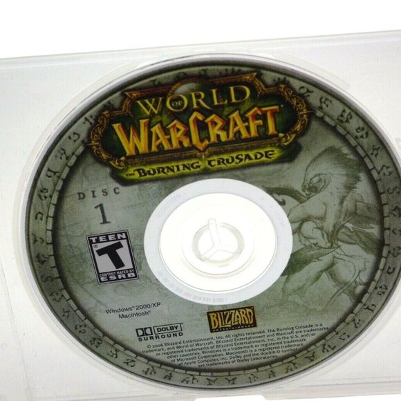 World of Warcraft The Burning Crusade PC 2006 Disc 1 - Picture 2 of 2